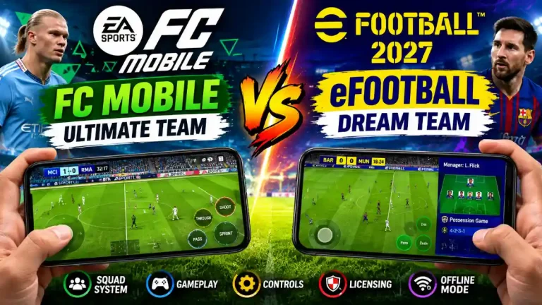 EA SPORTS FC Mobile vs eFootball 2027 – Which Is Better?