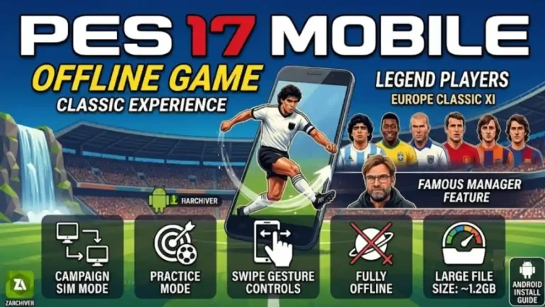 PES 17 Mobile Offline Game Full Guide