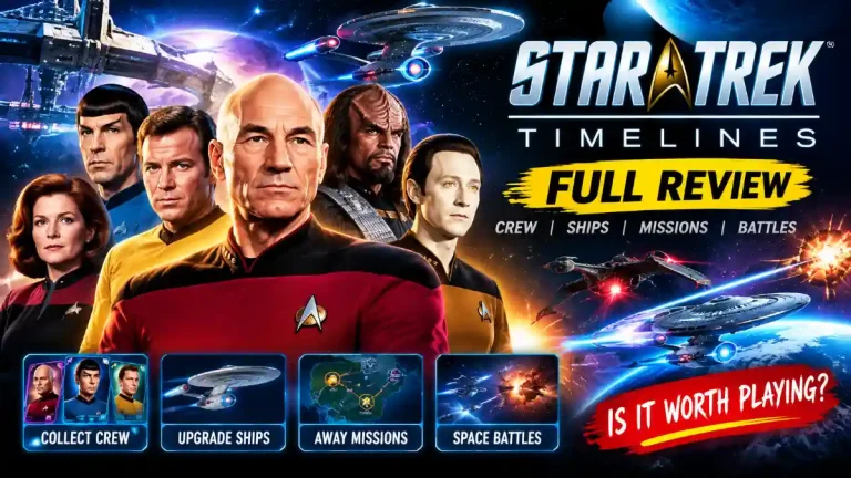 Star Trek Timelines Game Review – Sci-Fi RPG Mobile Game