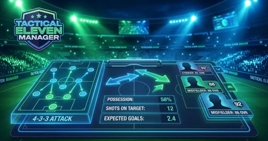 Top Eleven Manager Guide Tactics & Training Tips